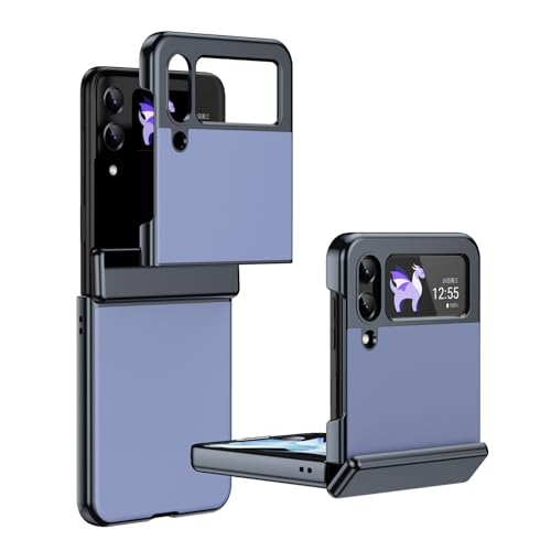 Étui bleu pour Galaxy Z Flip 4 idéal pour protéger l'écran pliable en voyage
