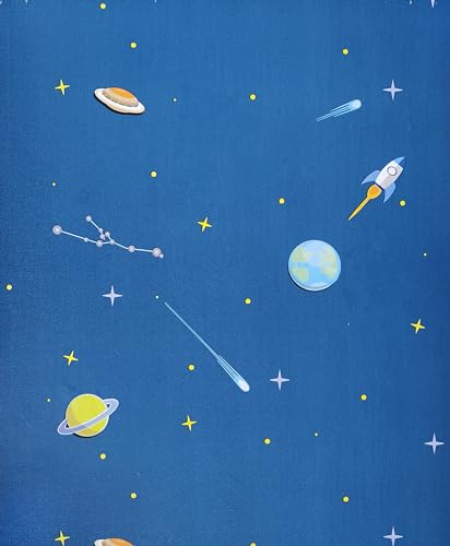 Image of Self Adhesive Peel & Stick 45 x 304 cm Waterproof Wallpaper for Living Room Hall Bedroom Decoration PVC Vinyl DIY Wall Stickers Multicolor, Count of (1, Space)