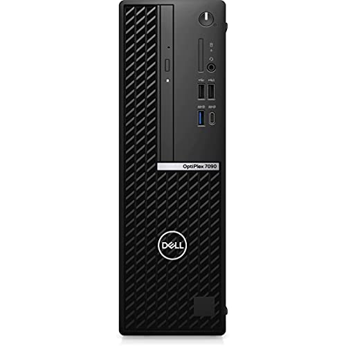 Image of Dell OptiPlex 7000 7090 Desktop Computer - Intel Core i7 10th Gen i7-10700 Octa-core (8 Core) 2.90 GHz - 32 GB RAM DDR4 SDRAM - 512 GB M.2 PCI Express NVMe 3.0 x4 SSD - Small Form Factor - Black