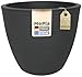 Produktbild MePla Blumentopf Milano - runder Pflanzkübel - wetterfestes Pflanzgefäß - UV-beständiger Blumenkübel - Pflanzentopf - Kübel - ø48 - anthrazit