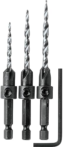 Makita A-99661 3 Pc. Countersink With Drill Bit Set With Hex Wrench #TOP17