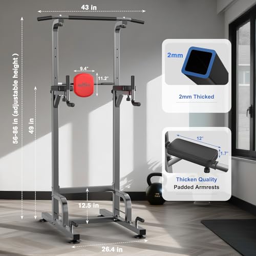 RELIFE REBUILD YOUR LIFE Pull Up Bar Free Standing Power Tower for Home Gym - image 7