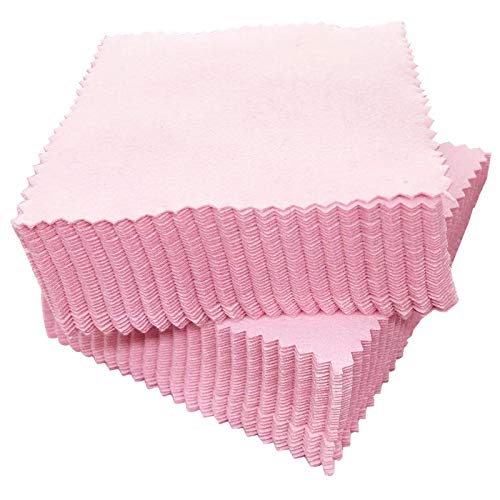 Luckkyme Jewelry Cleaning Cloth, Luckkyme 100 Pieces Polishing Cloth For Sterling Silver Gold Platinum Watches Glasses And More #TOP5