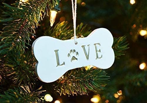 Miniatura 5 de LOVE Dog Christmas Ornament, Dog Ornament, Dog Bone Ornament, Christmas Pet Ornament, Holiday Gift for Dog Lovers, Dog Gift
