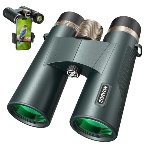 ZORVON 10x42 Binoculars for Adults, Bright Clear Optics with BAK4