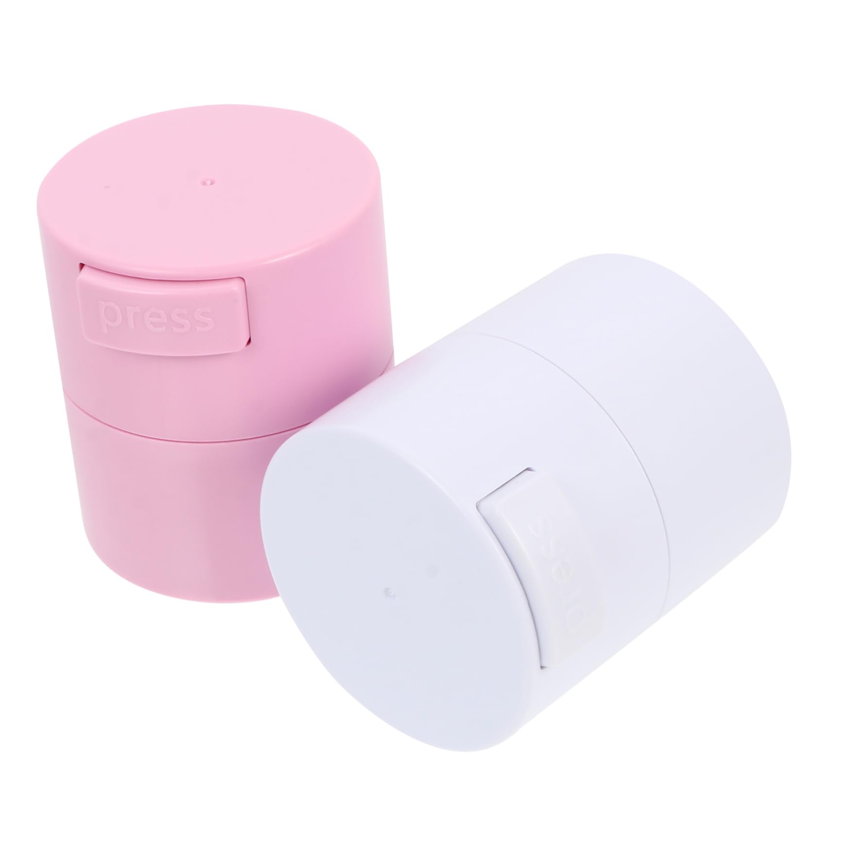 Mikinona Eyelash Extension Glue Case Set 2pcs Plastic Containers for Lash Glue Travel-size Sealed Storage
