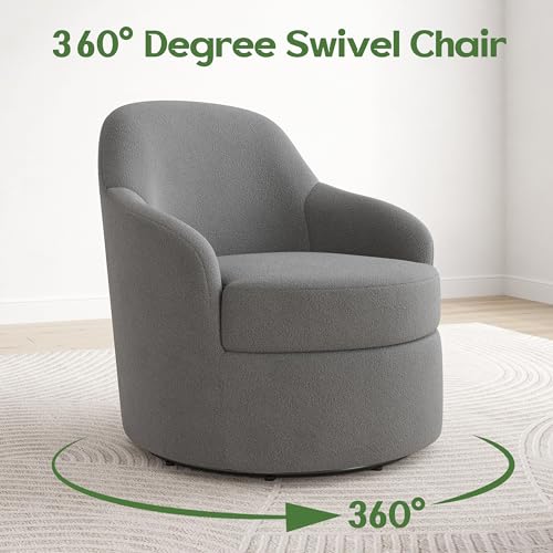 Sillón Barrel Plegable Gris miniatura 4