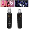 Glewi UHF Wireless Microphone System XLR Transmitter Receiver For Dynamic Mic 40m Range Low Latency High Fidelity Audio Black Unit(540-590) #2