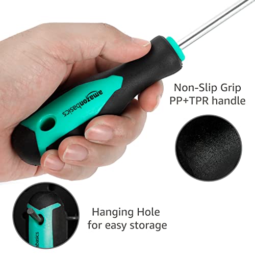 Amazon Basics 12-Piece Magnetic Screwdriver Set, ‎7 x 2 x 14.8 inches, Turquoise thumbnail 8