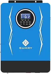 Inversor Solar Hibrido 3.8KW 24V,Inversor de Onda Senoidal Pura, Controladores Solares Tensão Fotovoltaica (55-450 VCC)