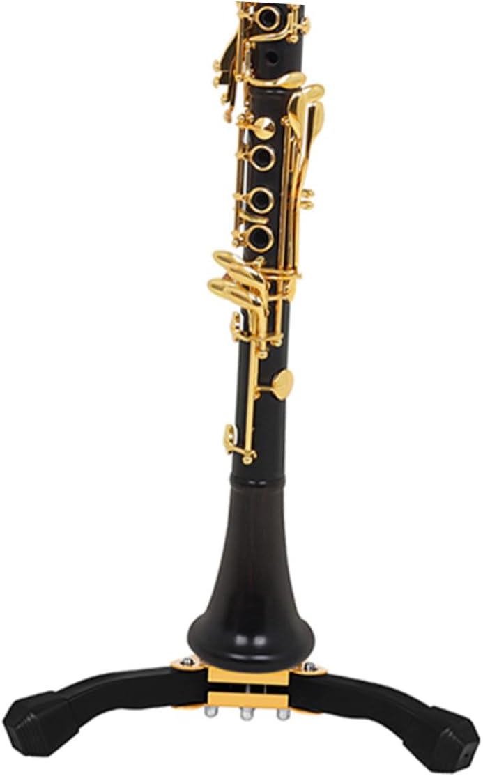 Saxophone Stand Clarinet Holder Support Portable Wind Instrument Stand for Beginners