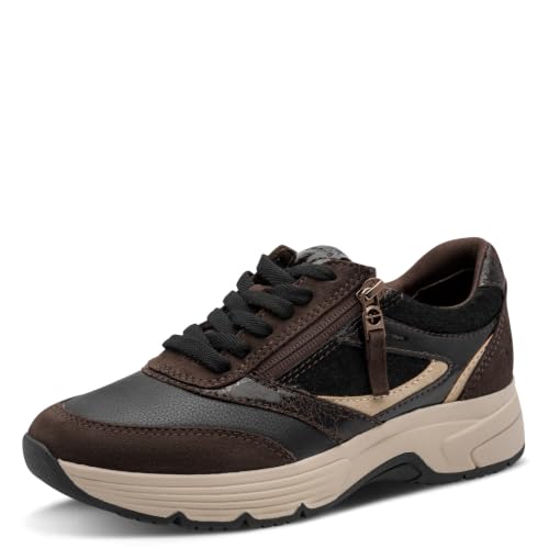Basket femme Tamaris Comfort avec fermeture éclair latérale pratique