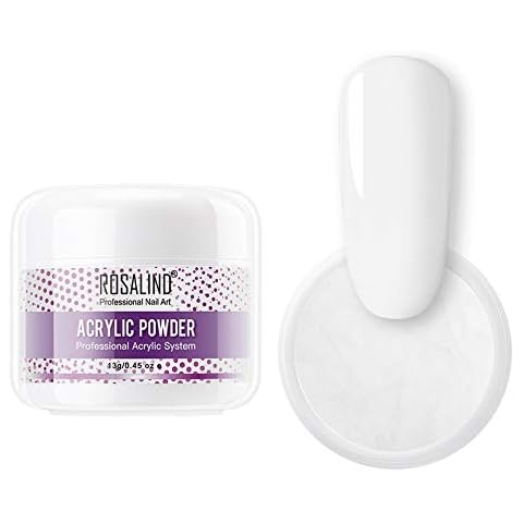 Dantazz Acrylpulver Kristallnagel Nagelpulver,13g Einfarbig Nail Powder Dipping Diamanten Schimmer Powder Glitzerpuder Kombinationsverpackung Pink Weiß Klar Cover