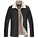 Produktbild Jacke Herren Solid Stand Collar Wasserdichter Mann Kunstledermantel Black XXL