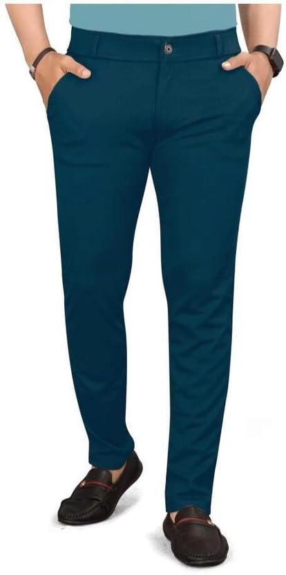 Image of Vanits Men's Slim Fit Casual Trousers Pack of 1