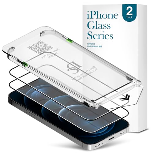 Protection écran iPhone 12 Pro résolvant le problème des bulles et poussières lot de 2 verres