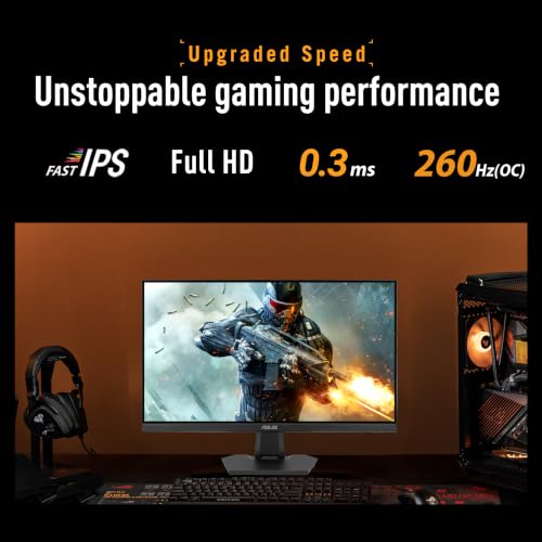 ASUS TUF Gaming VG249QM5F 23.8" 1080P 260Hz Fast IPS Monitor by ASUS - Used condition - Image 3