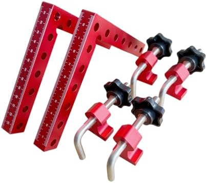 90 Degree Positioning Squares Right Angle Clamps, 140mm/5.5''