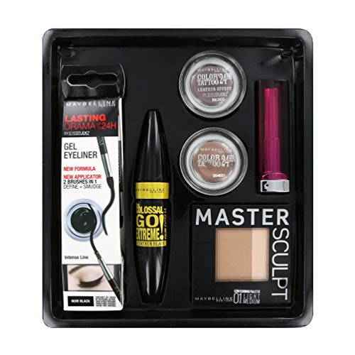 Preisvergleich Produktbild IT Look by Maybelline Rock Chic Lipstick, Contour, Mascara, Gel,