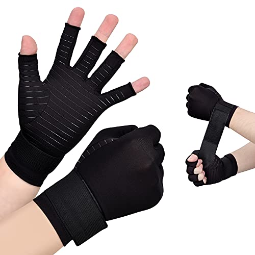 Gants d'arthrite en cuivre avec support Cover