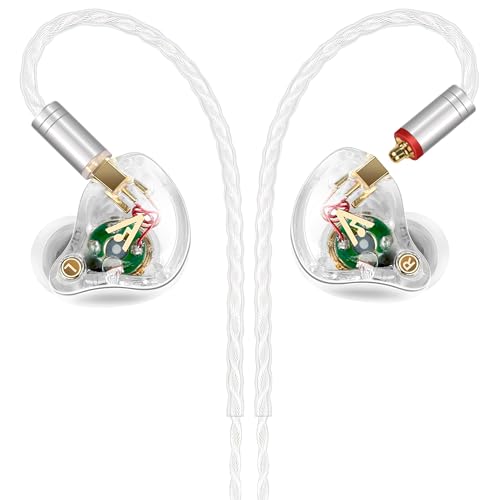 Image of Audiovance Vibes 202 HiFi Wired Earbuds, IEM in-Ear Monitor Headphones
