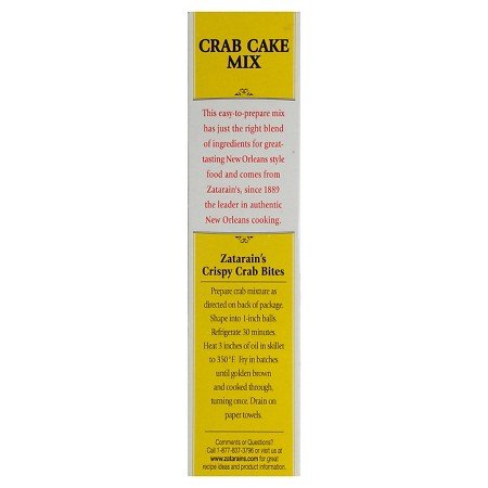 Zatarain's Crab Cake Mix, 5.75 Ounce