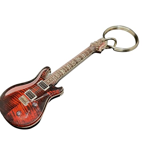 Porte-clés inspiré par la guitare PRS Custom 22 - guitare miniature
