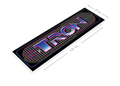 PosterGlobe Poster A655 Tron Arcade Shop Game Room Marquee Poster Retro Console 6  x 18 