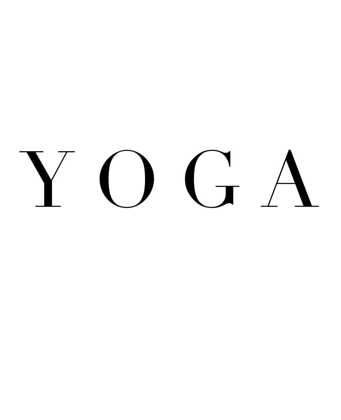 Yoga: A decorative book for coffee tables, bookshelves and interior design styling | Stack deco books together to create a custom look: 7 (Inspirational Phrases)