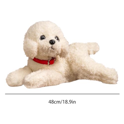 Chien en peluche doux grand chiot doudou 48 cm - 5