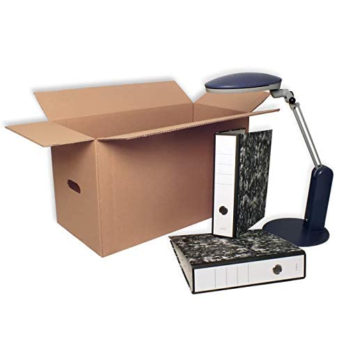 Pack 60 cajas de Cartón simple. - 630x300x350mm - Caja para envío, mudanza y almacenaje - Ultraresistentes