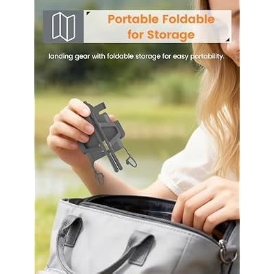 Landing Gear Compatible with DJI Mini 5 Pro, Foldable Leg Height Extension Kit with Quick-Release Design for Enhanced Ground Landing Protection Drone Accessories