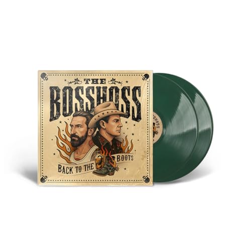 Photo de The Bosshoss, Neues Album 2025, Back to the Boots, Green Doppelvinyl, 2 LP
