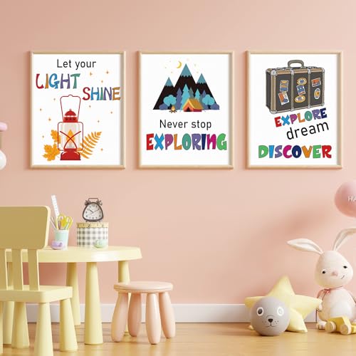 Impression d'art camping de 20,3 x 25,4 cm Nezyo poster de qualité - 4
