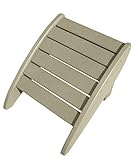 Phat Tommy Poly Adirondack Chair Ottoman - Outdoor Chair Footrest - All Weather...