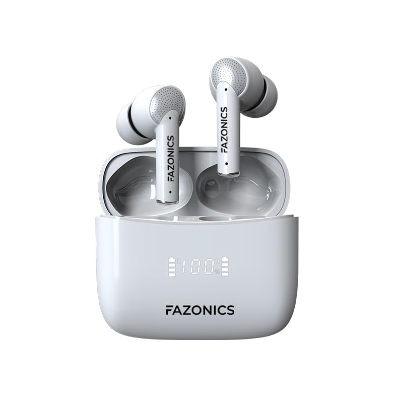 Quickpods X20 Pro True Wireless Earbuds Bluetooth 5.3 ANC+ENC Clear Call 36H Playback IPX5 Waterproof with USB-C LED Power Display Charging Case in-Ear Ear Buds for iPhone/Android (Black)