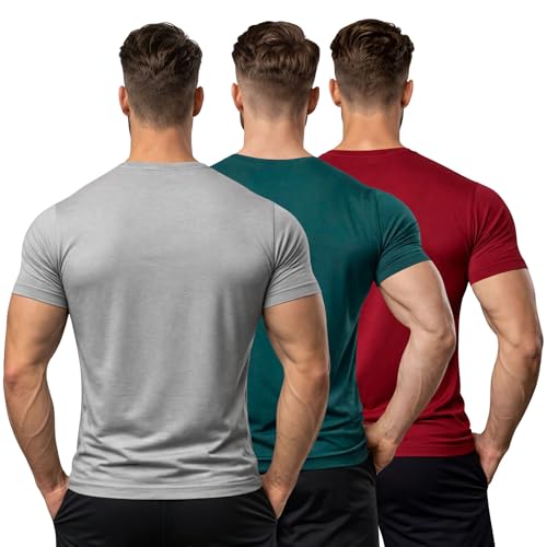 Image of 3Colours RGB Active Fit T-Shirt - Lightweight Polyester Sportswear-Bull