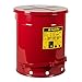 Justrite 14 Gallon Galvanized Steel Oily Waste Can, 20