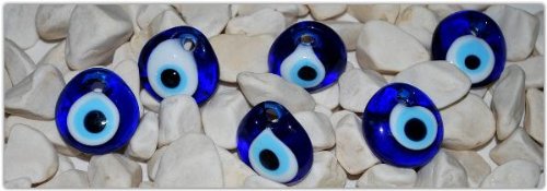 Set of 6 Evil Eye Charms (Pack of Six) (Original Version)