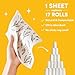 Papaya Reusable Paper Towels, Premium Swedish Dishcloths with Hook, Non-Scratch Reusable Paper Towel, 1 Sheet Replaces 17 Rolls - 2 Sheets, 1 Hook