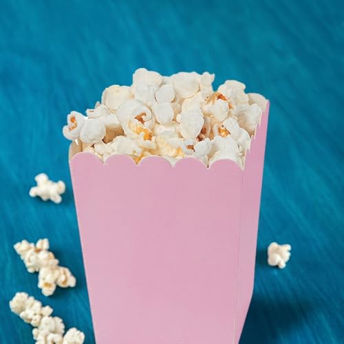 Image of Fun Express Mini Light Pink Popcorn Box, 24 Pack - Gender Reveal, Girl Baby Shower, Wedding and Party Supplies | Gender Reveal, Girl Baby Shower, Wedding and Party Supplies