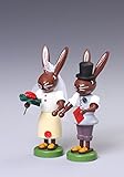 Mit dem Paar können Sie ihren Ostertisch hübsch machen, zaubern Sie im Frühling noch einen zusätzlichen Blickfang in die Stube oder kann auch zur Deko auf der Hochzeitstafel verwendet werden.