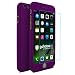 Produktbild CASYLT [kompatibel für iPhone 6 / 6s] Hülle 360 Grad Fullbody Case [inkl. 2X Panzerglas] Premium Komplettschutz Handyhülle Lila