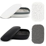 TUZHE Seifendose Reise Wasserdicht 2 STK, Premium Seifenschale mit Ablaufsieb und Sisal...