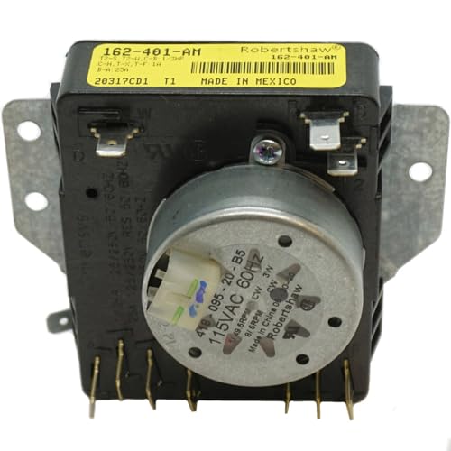 WPW10185981 Dryer Timer Control Compatible with Whirlpool, Amana, Kenmore, Jenn Air, Magic Chef, Maytag Replaces Part AP6016540, PS11749830, W10185981