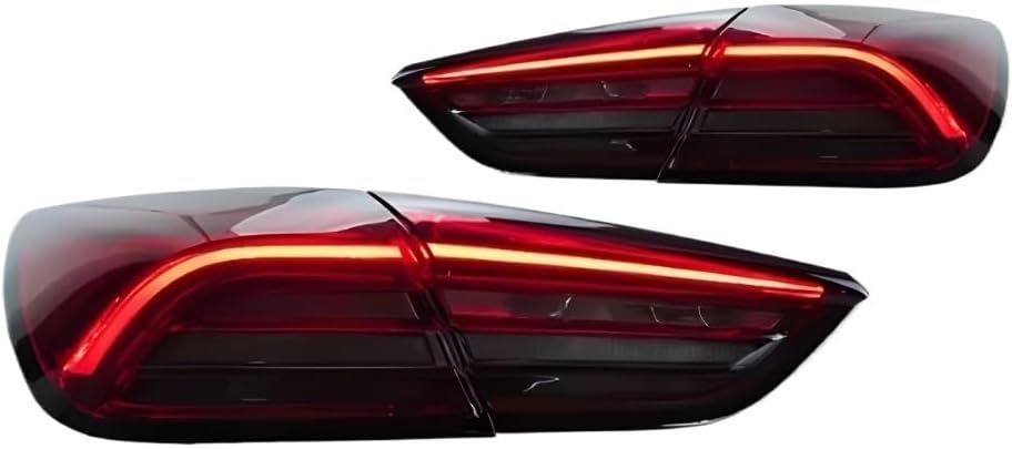 Car Taillight Assembly - ABS Red LED Rear Tail Light Brake Lamp Compatible With Maserati Quattroporte 2014-2021