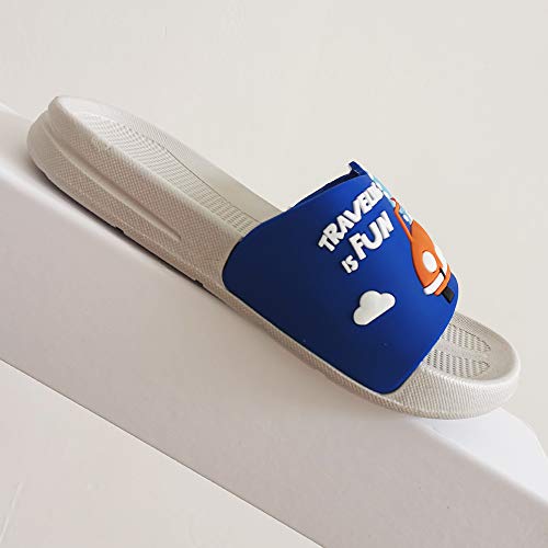 Girls Boys Slide Sandals, Kids Dinosaur Water Shoes Shower Pool Slipper Home Slippers4