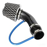 KOIYWQA Cold Air Intake Filter Kit for Audi A3 8L 8P A4 B6 B7 B8 C6 4F RS3 Q3 Q7 8L 8V S3 Aluminium Induction Kit Pipe Clamp Accessories Cone Hoses,A