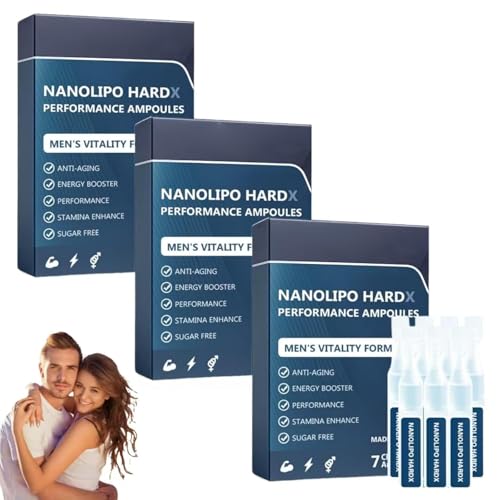Ampoules NanoLipo HardX Performance – 2025 Nouvelles gouttes de performance pour hommes, gouttes avancées pour hommes, montrer le charme des hommes, Lmprove Vitality (3)