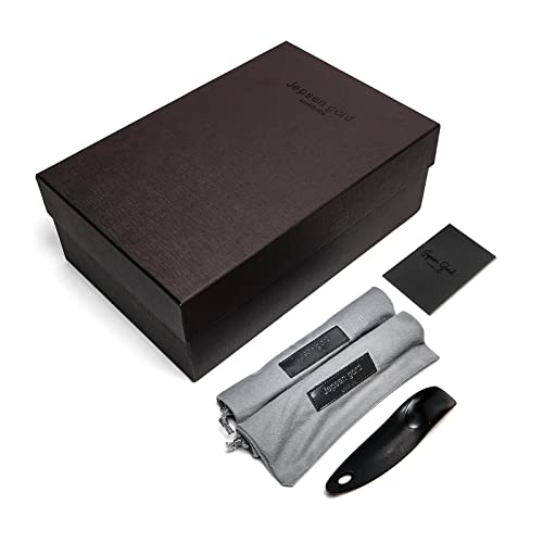 Image of Men's Dress Shoes Genuine Leather Oxfords Luxury Formal Business Suit Shoes with Blake Rapid Stitch